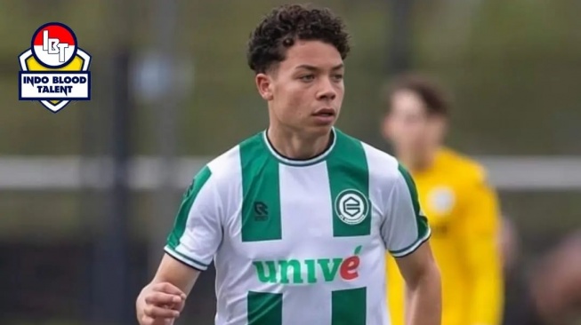 Pemain keturunan Indonesia milik FC Groningen U-21, Robin Kelder. [Dok. Instagram/@indobloodtalent]