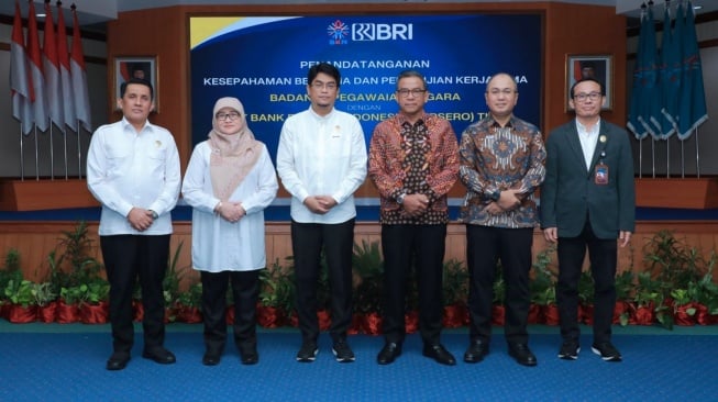 Tingkatkan Layanan Perbankan, BRI dan Badan Kepegawaian Negara Perkuat Sinergi