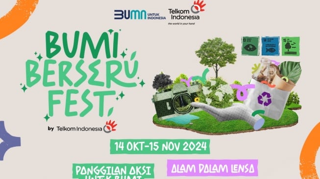 Lewat Kompetisi Bumi Berseru Fest, Telkom Ajak Masyarakat Melestarikan Lingkungan