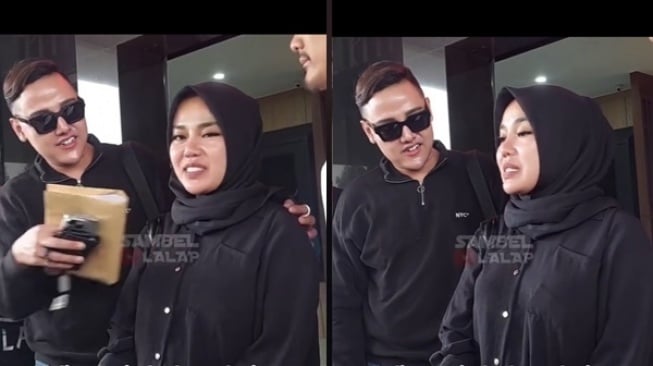 Wajah glowing Medina Zein saat bebas dari penjara (TikTok)