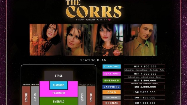 Konser The Corrs (Instagram)