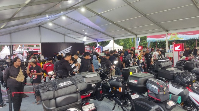 Kemeriahan Honda Bikers Day 2024 (Suara.com/Gagah Radhitya)