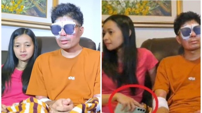 Agus Salim dan Elmi Nurmala saat jumpa pers (YouTube/Intens Investigasi)