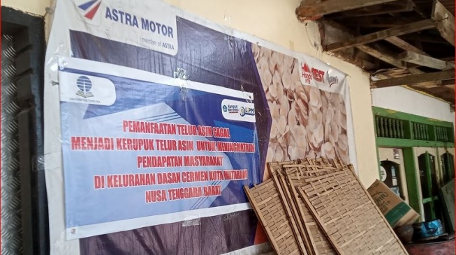 Program Kampung Berseri Astra (KBA) di Kelurahan Dasan Cermen di Kecamatan Sandubaya, Kota Mataram, Nusa Tenggara Barat [Suara.com/Buniamin] 