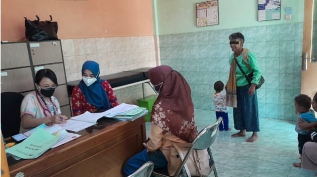 pemeriksaan anak berisiko stunting di RPG Yogyakarta (Dok. Dinkes Yogyakarta)