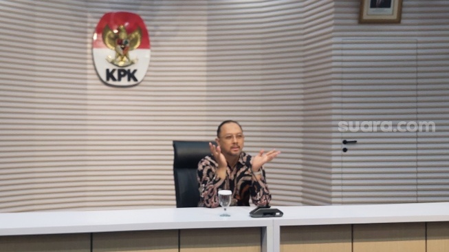 Juru Bicara KPK Tessa Mahardika Sugiarto. (Suara.com/Lilis Varwati)