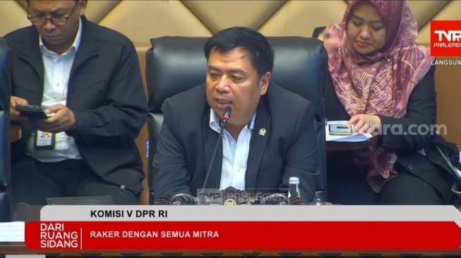 Ketua Komisi V DPR RI, Lasarus. (Tangkapan layar/Bagaskara)