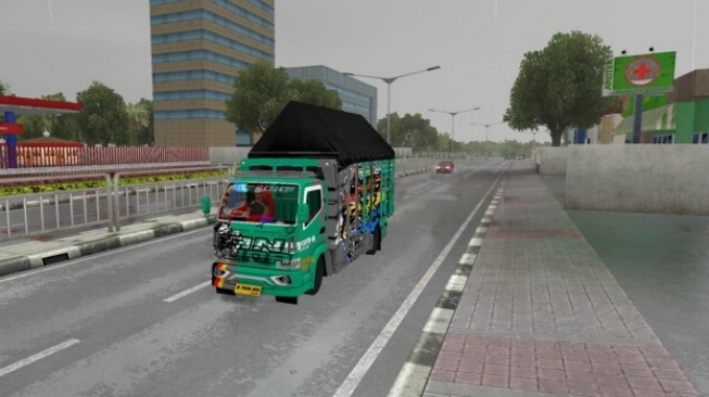 Ngacir Bawa Sayur! Download Mod BUSSID JB5 Truck Canter Sang Raja Sayur Balap