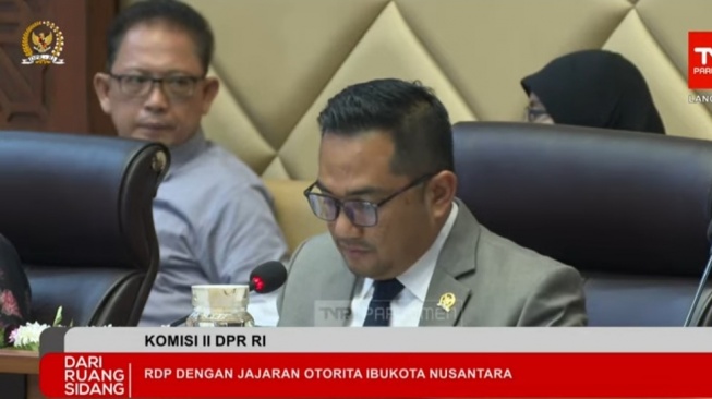 Ketua Komisi II DPR RI, Rifqinizamy Karsayuda. (Tangkapan layar/Bagaskara)