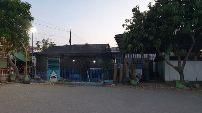 Tempat pengolahan air dan pupuk kompos KBA Keputih Surabaya. [SuaraJatim/baehaqi]