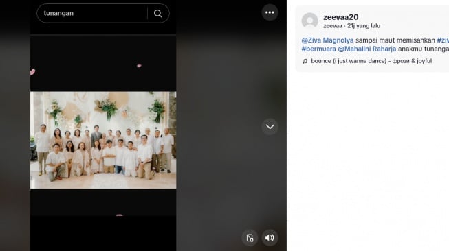 Ziva Magnolya diduga lamaran (TikTok/@zeevaa20)