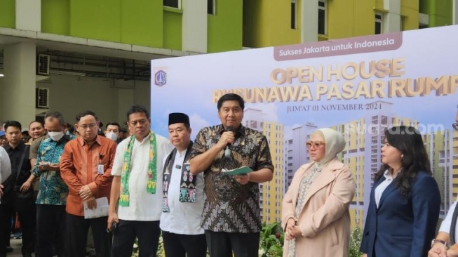 Menteri Perumahan dan Kawasan Permukiman (PKP) RI, Maruarar Sirait. (Suara.com/Fakhri)