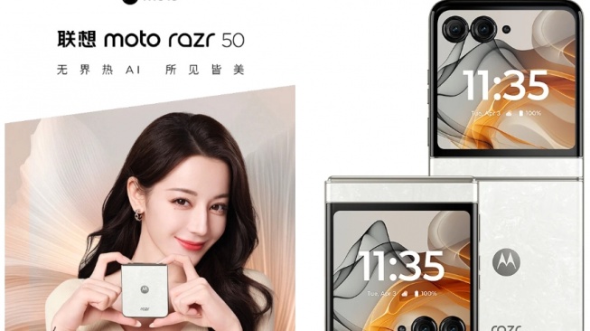 Bocoran Spesifikasi Moto Razr 50 White Lover, Ponsel Lipat Mewah Edisi Terbatas