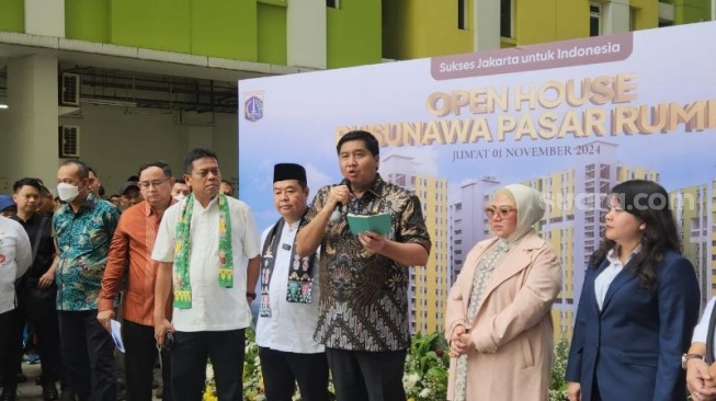 Maruarar Sirait Bareng Pj Gubernur Jakarta Pantau Open House Rusun Pasar Rumput, Peminat Diklaim Membludak