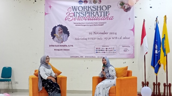 Himasakta, Formandibula, dan Imabsi Unila Gelar Workshop Wirausaha Gen Z