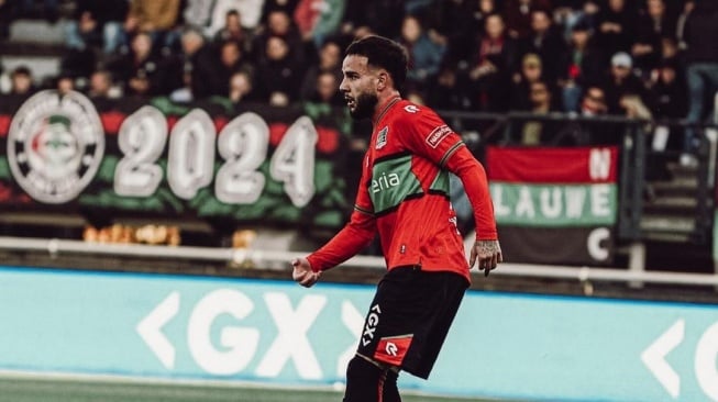 Statistik Calvin Verdonk saat Bantu NEC Nijmegen Lumat Groningen 6-0