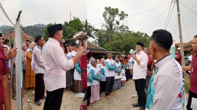 Blusukan di Lebak, Ade Sumardi Disambut Ratusan Warga Kampung Cibilik dan Cikeris