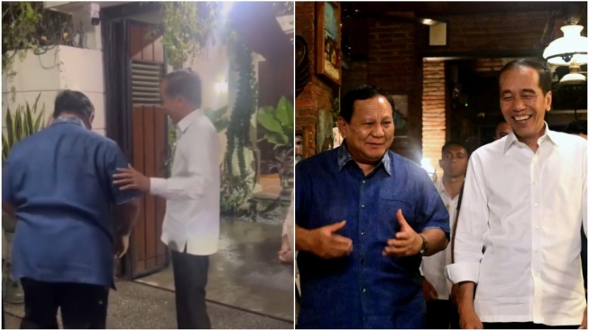 Sambut Prabowo di Rumah, Kata-kata Jokowi Ini Bikin Netizen Salfok