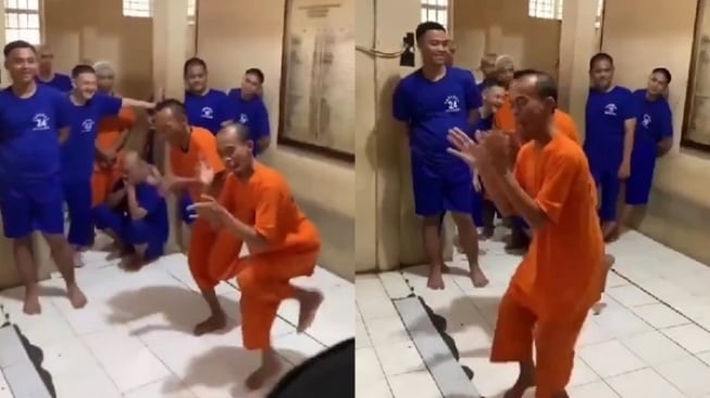 Geger Gunawan Sadbor Joget Pakai Baju Napi di Penjara, Warganet: The Last Dance