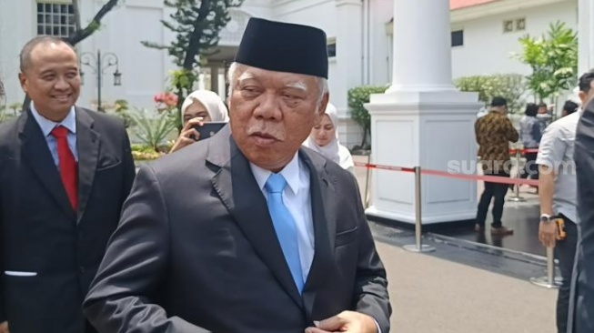 Kepala Otorita Ibu Kota Nusantara (OIKN) Basuki Hadimuljono. (Suara.com/Novian)