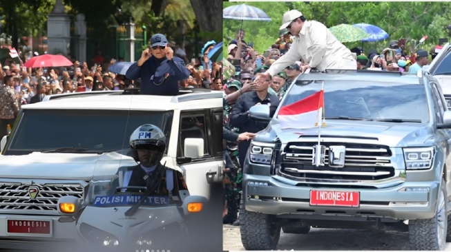 Duel Maung Garuda vs GWM Tank 500, Duo Kendaraan yang Jadi Tunggangan Prabowo Subianto