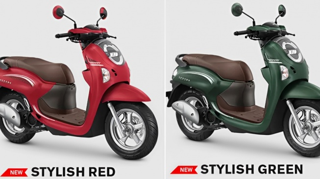 Warna baru All New Honda Scoopy 2024 (AHM)