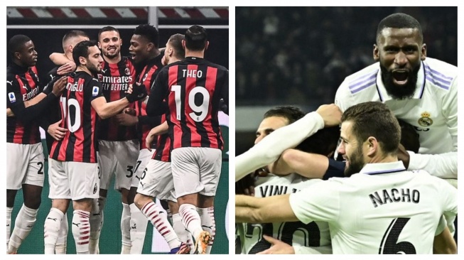 Duel malam nanti mempertemukan Real Madrid vs AC Milan di Stadion Santiago Bernabeu, Madrid, Rabu (6/11/2024) dini hari WIB nanti. [Suara.com/dok]