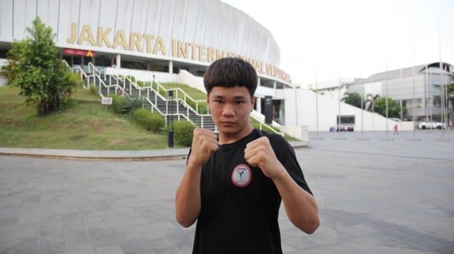 Petarung muda Indonesia, Jerico Moi jelang mengikuti kejuaraan bergengsi GAMMA World MMA Championships 2024. [Dok. Istimewa]