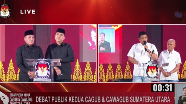 Edy Singgung Soal Tambang Blok Medan di Debat Kedua Pilgub Sumut, Bobby Nasution: Laporkan Pak, Kami Tunggu