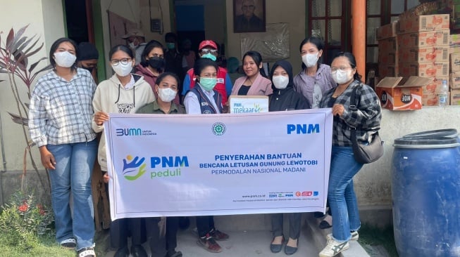 PNM Peduli Kirim Bantuan Warga Terdampak Erupsi Gunung Lewotobi