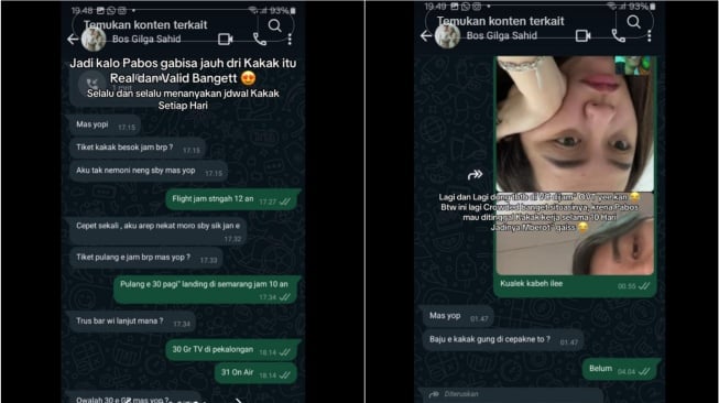 Chat Gilga Sahid (TikTok/@maspoyyyy29)