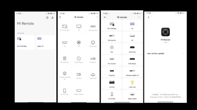 Aplikasi Mi Remote. [Xiaomitime]
