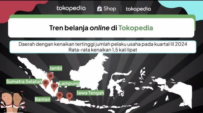 Tokopedia dan ShopTokopedia ikut merayakan Hari Pahlawan 2024, Jakarta, Jumat (8/11/2024). [Screenshot]