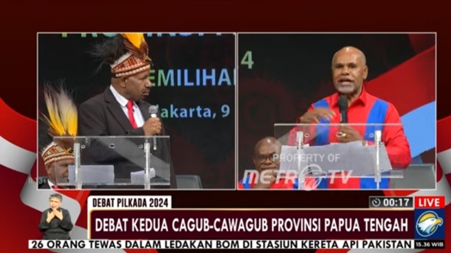 Debat Publik Pilgub Papua Tengah: Pengelolaan Blok Wabu Jadi Isu Hangat