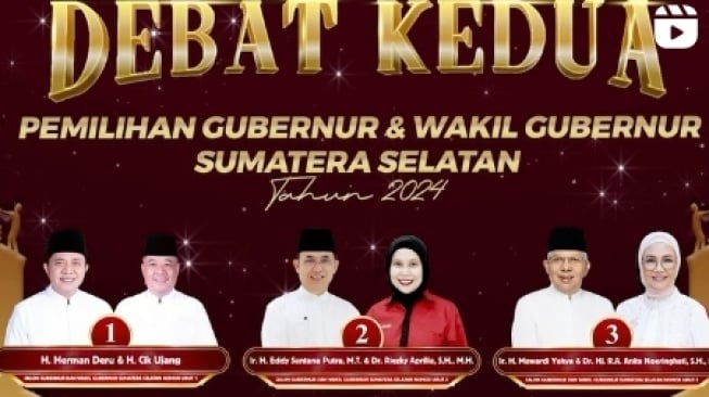 Debat Pilgub Sumsel: Mana Lebih Menyakinkan, Cik Ujang, Riezky Aprilia, atau Anita?