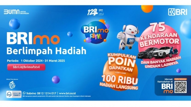 Berlimpah Hadiah,  BRImo FSTVL Hadir Kembali Untuk Para Pengguna Setia Super Apps BRImo