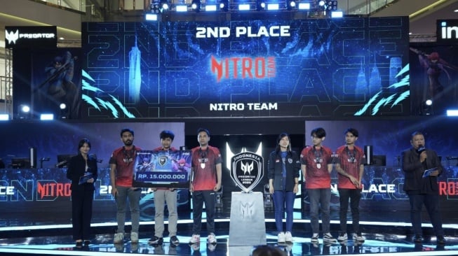 Tim Nitro dalam Gelaran Grand Final Indonesian Series Road to APAC Predator League 2025. [Acer Indonesia]