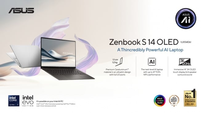 Pentingnya Menggunakan Laptop AI Tipis Terbaik ASUS Zenbook S 14 OLED