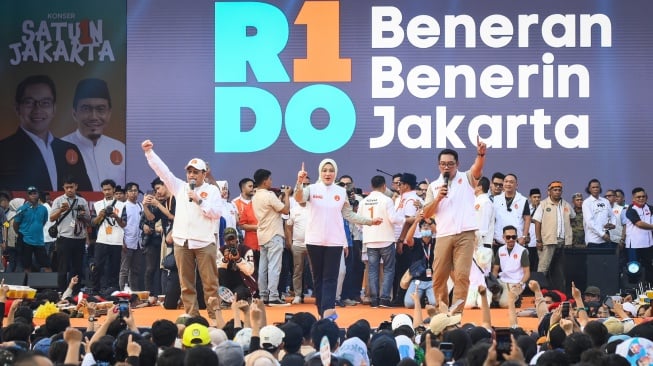 RK-Suswono Gelar Kampanye Akbar di Kalideres, Golkar: Semoga Pendukung Anies Datang