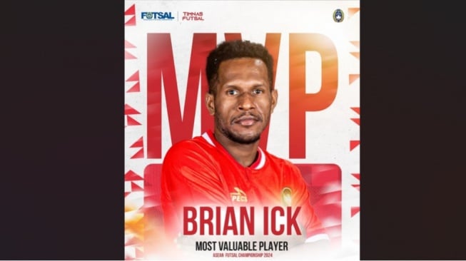 Profil Brian Ick: MVP Piala ASEAN, Sang Maestro Futsal Indonesia