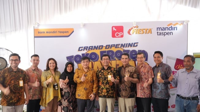 Bank Mandiri Taspen Gandeng Fiesta Luncurkan Program Usaha Toko Frozen Mantap