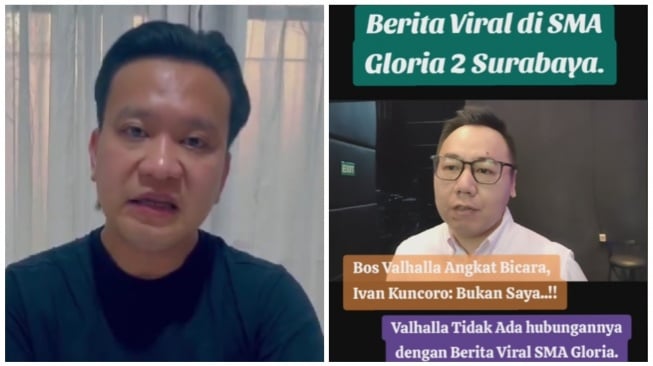 Kolase foto Ivan Sugianto dan Ivan Kuncoro yang mengaku bos Valhalla Spectaclub. (X ; TikTok)