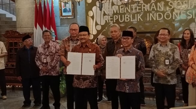 Percepat Kesejahteraan Sosial di Desa, Kemendes dan Kemensos Teken MoU