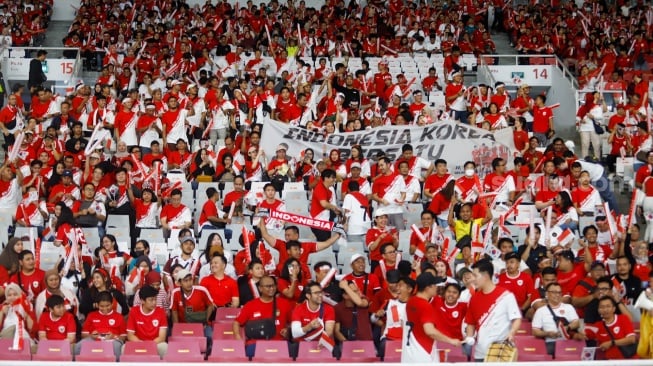 Timnas Indonesia vs Filipina, Belasan Ribu Suporter Penuhi Manahan