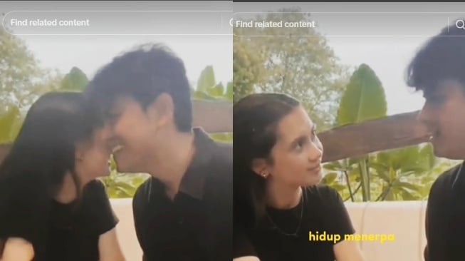 Aliando Syarief dan Richelle Skornicki (TikTok)