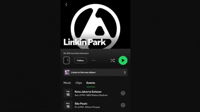 Linkin Park. [Spotify]