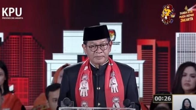 Calon gubernur Jakarta nomor urut 3, Pramono Anung [YouTube]