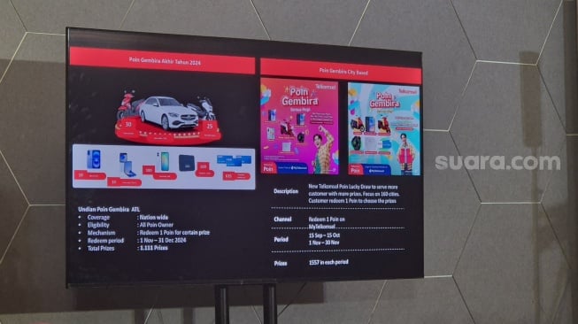 Media Update Loyalty Program di MyTelkomsel di Jakarta, Senin (18/11/2024). [Suara.com/Dythia]