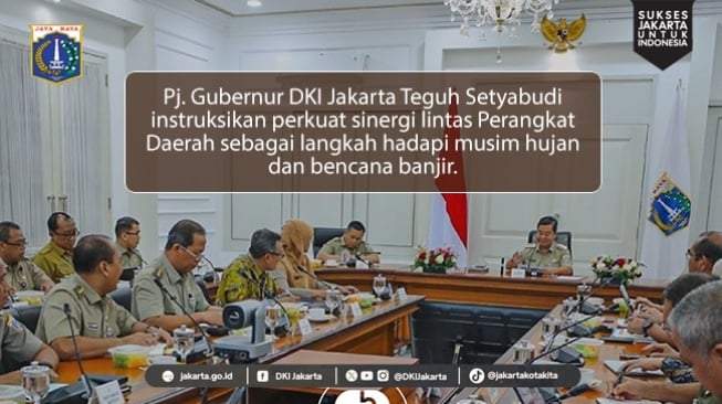 Sinergi Mitigasi Musim Hujan. (Dok: Pemprov DKI Jakarta)