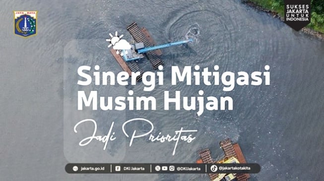 Sinergi Mitigasi Musim Hujan. (Dok: Pemprov DKI Jakarta)